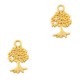 DQ Metal charm Tree 13x8mm Gold